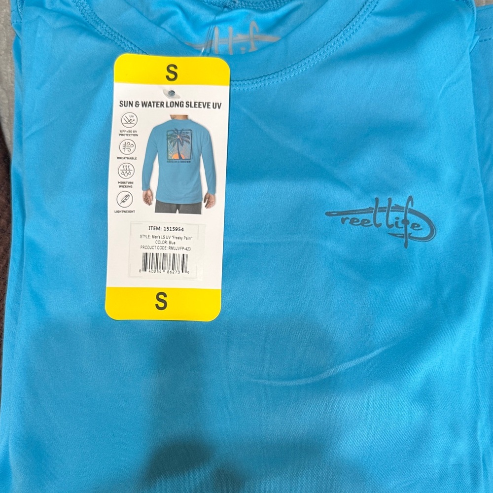 Reel Life Blue Long Sleeve UV Shirt
